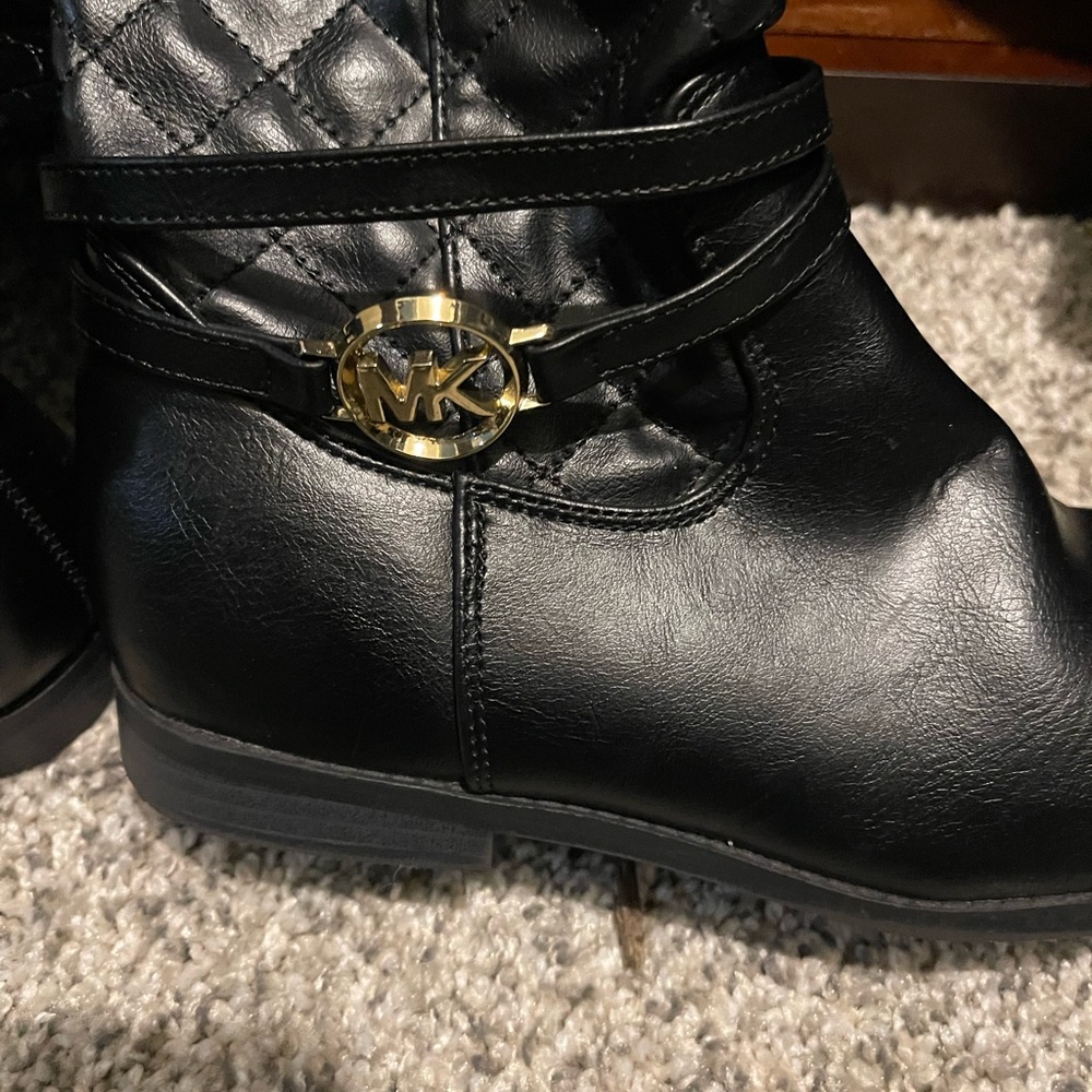Michael Kors Black Kids Boots - Picture 9 of 10